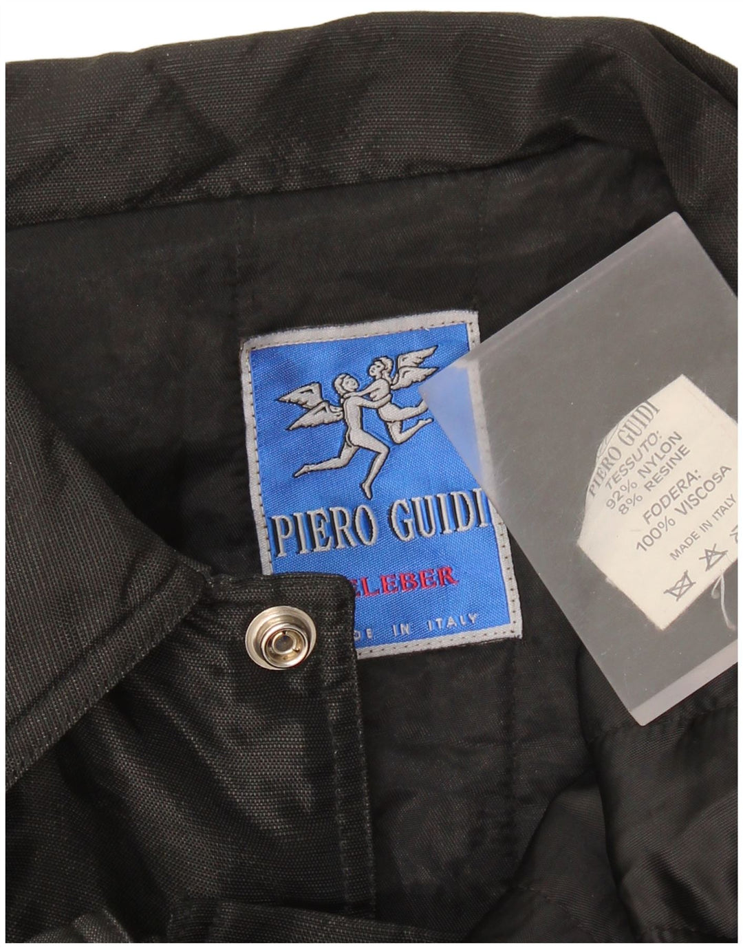PIERO GUIDI Ανδρικό Utility Jacket UK 42 XL Μαύρο Nylon