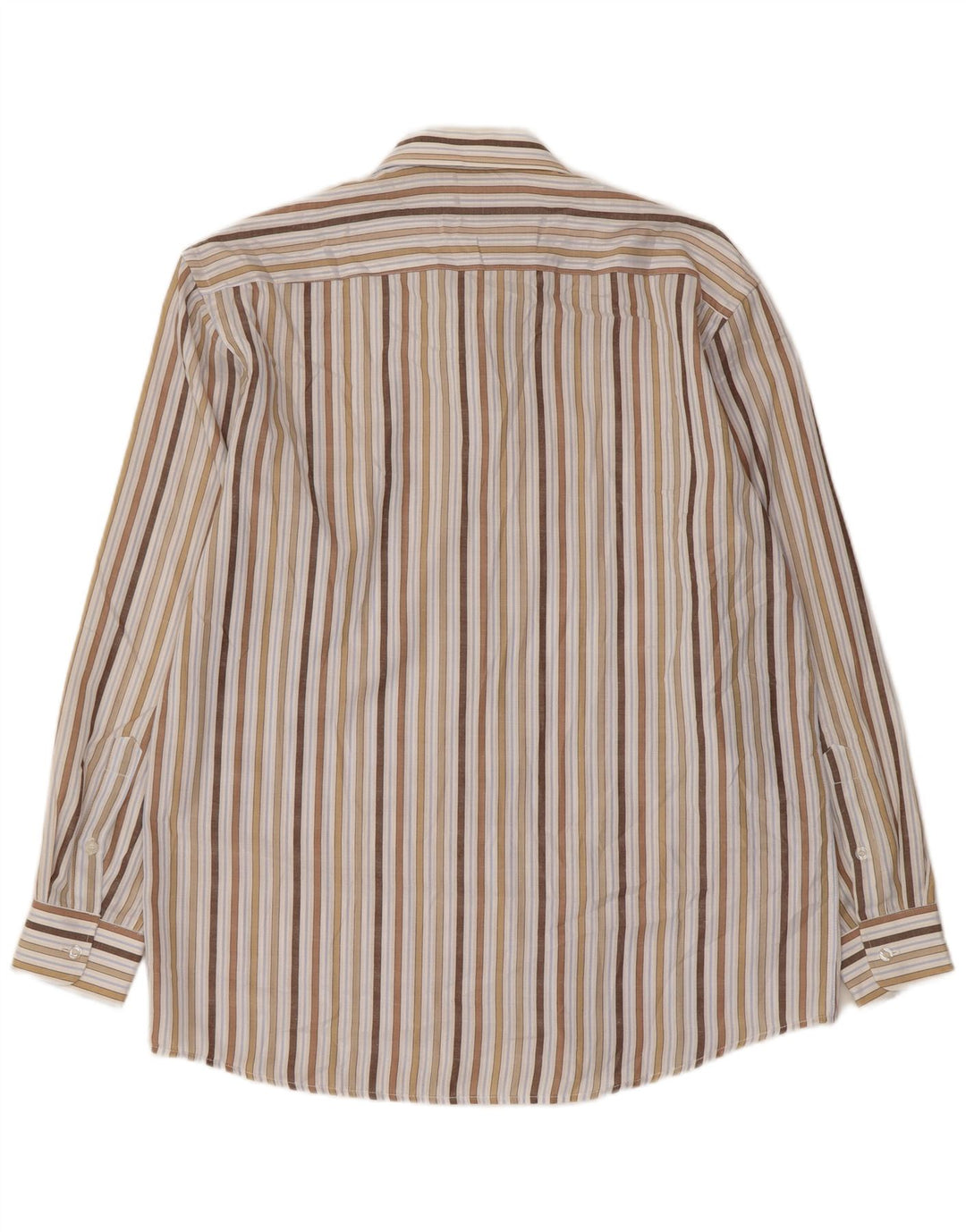 Vintage ανδρικό πουκάμισο μέγεθος 16 1/2 42 Μεγάλο πολύχρωμο ριγέ βαμβακερό