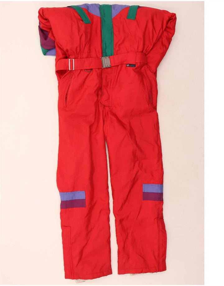 Sergio Tacchini Ανδρική φόρμα σκι XL Red Colourblock Polyester