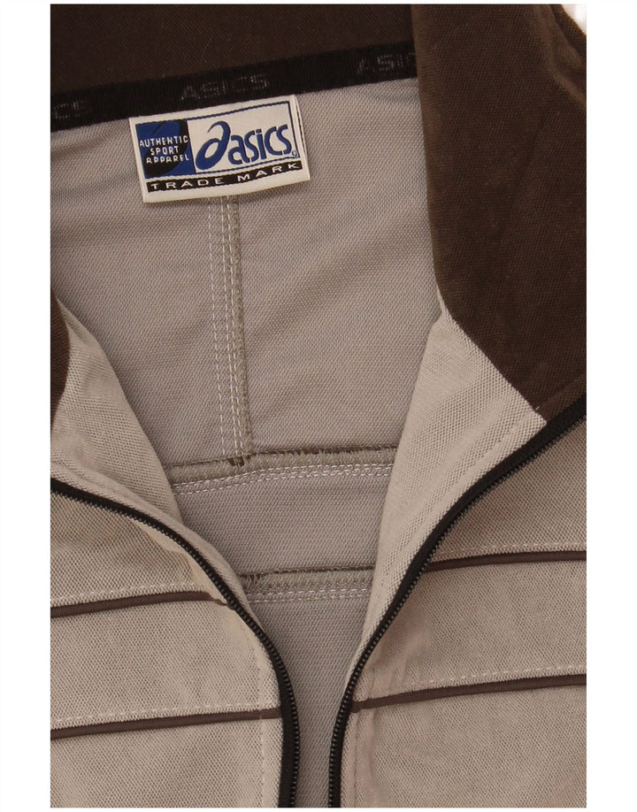 Ανδρική αθλητική φόρμα Asics Top Jacket Μεσαίο γκρι ριγέ