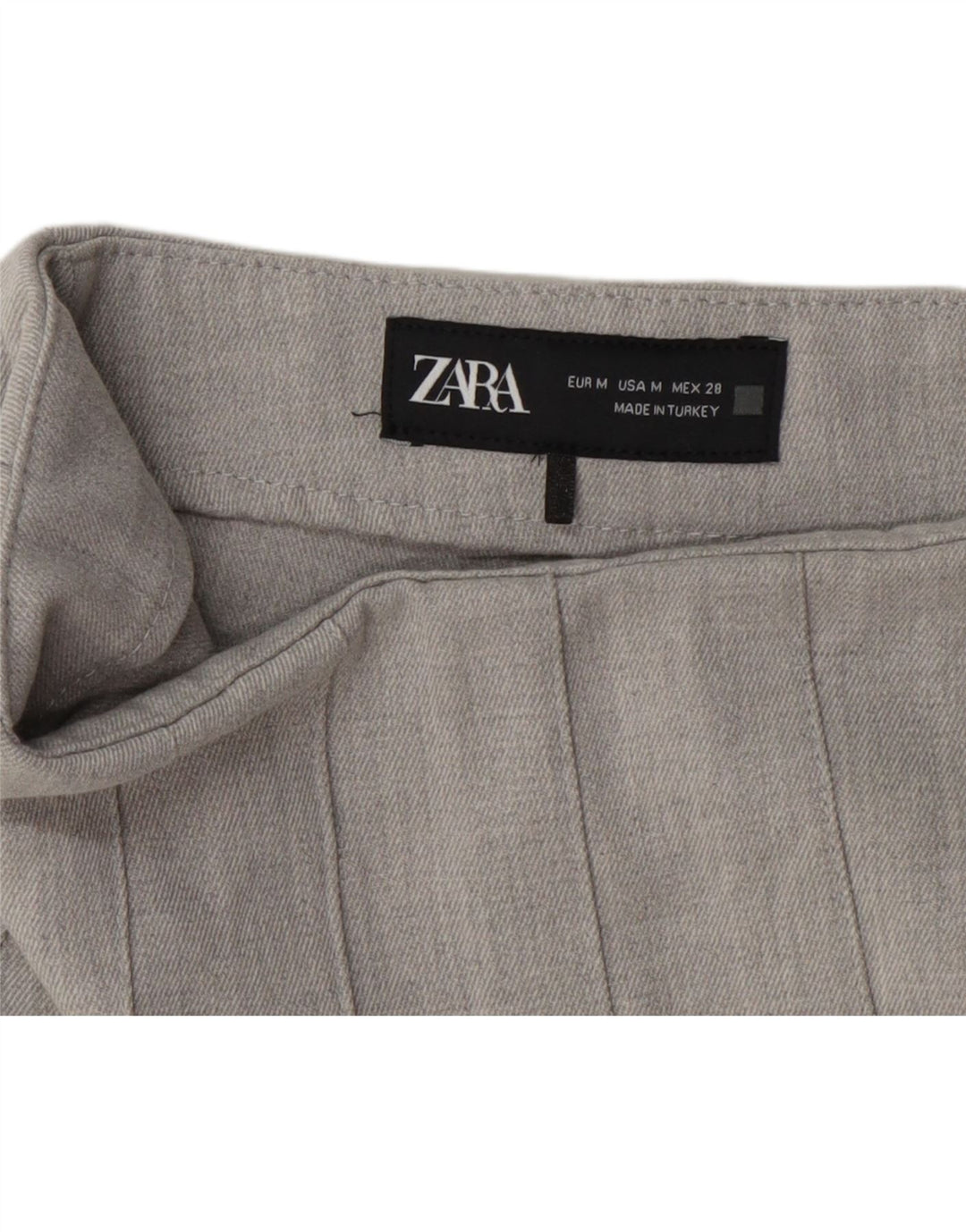 Zara Γυναικεία Skort Mini Φούστα Medium W28 Γκρι