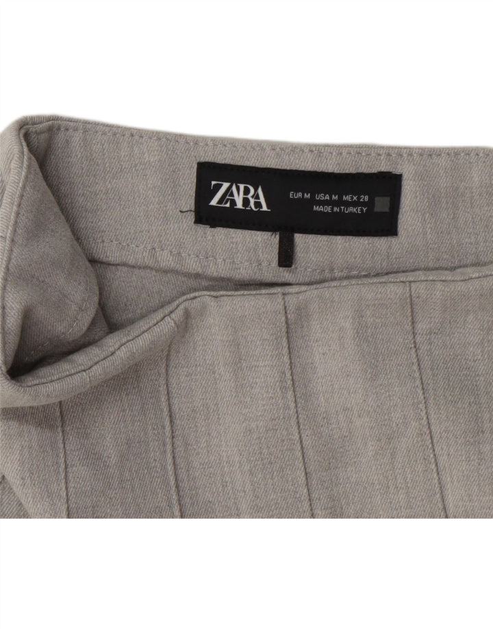 Zara Γυναικεία Skort Mini Φούστα Medium W28 Γκρι