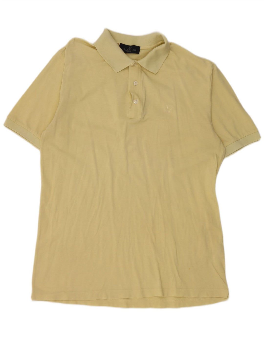 Ανδρικό πουκάμισο polo Valentino IT 54 2XL Κίτρινο