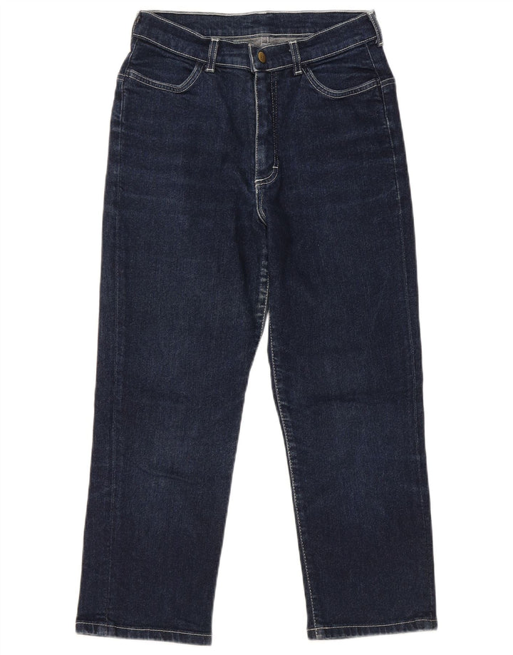 LEE Γυναικείο Τζιν Capri W28 L22 Navy Blue Cotton