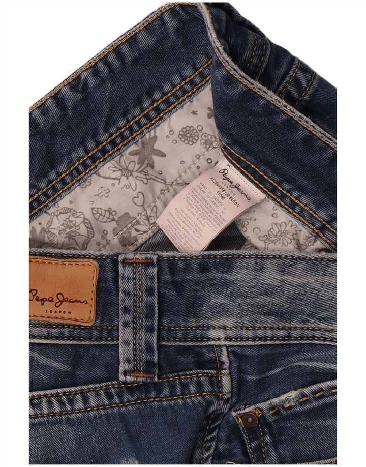 PEPE Jeans Γυναικείο Bootcut Jeans W27 L32 Μπλε βαμβακερό
