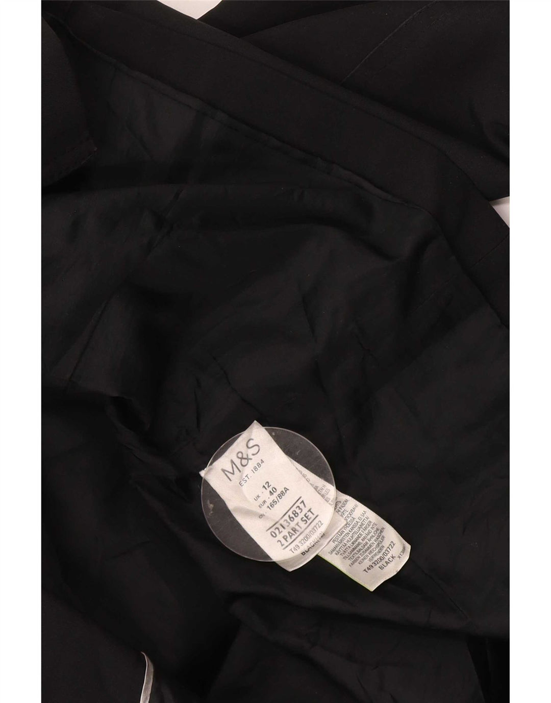 Marks & Spencer Γυναικεία καμπαρντίνα UK 12 Medium Black Polyester