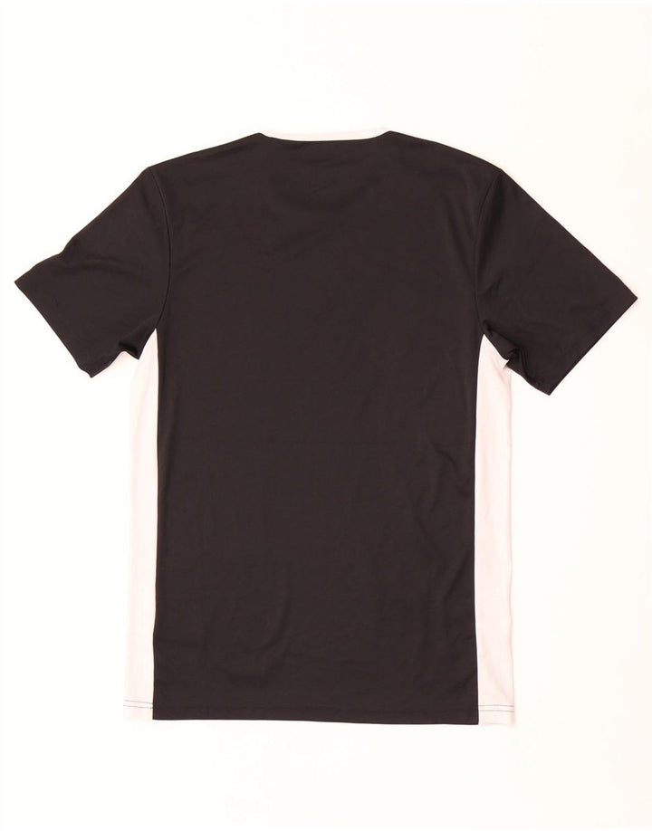 Adidas Ανδρικό T-Shirt Climalite Top Small Black Colourblock Πολυεστέρας