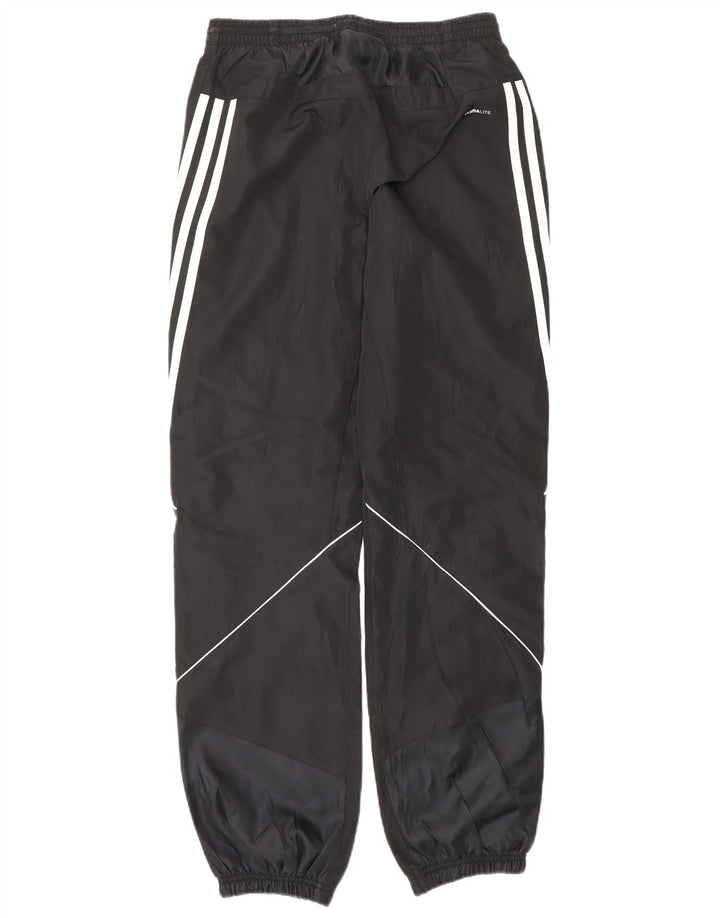 ADIDAS Boys Climalite Tracksuit Trousers Joggers 13-14 Years Black