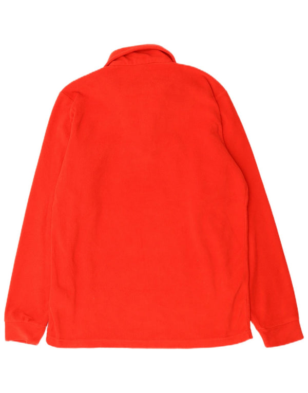 Brugi Ανδρικό φερμουάρ Fleece Jumper με μεγάλο κόκκινο πολυεστέρα