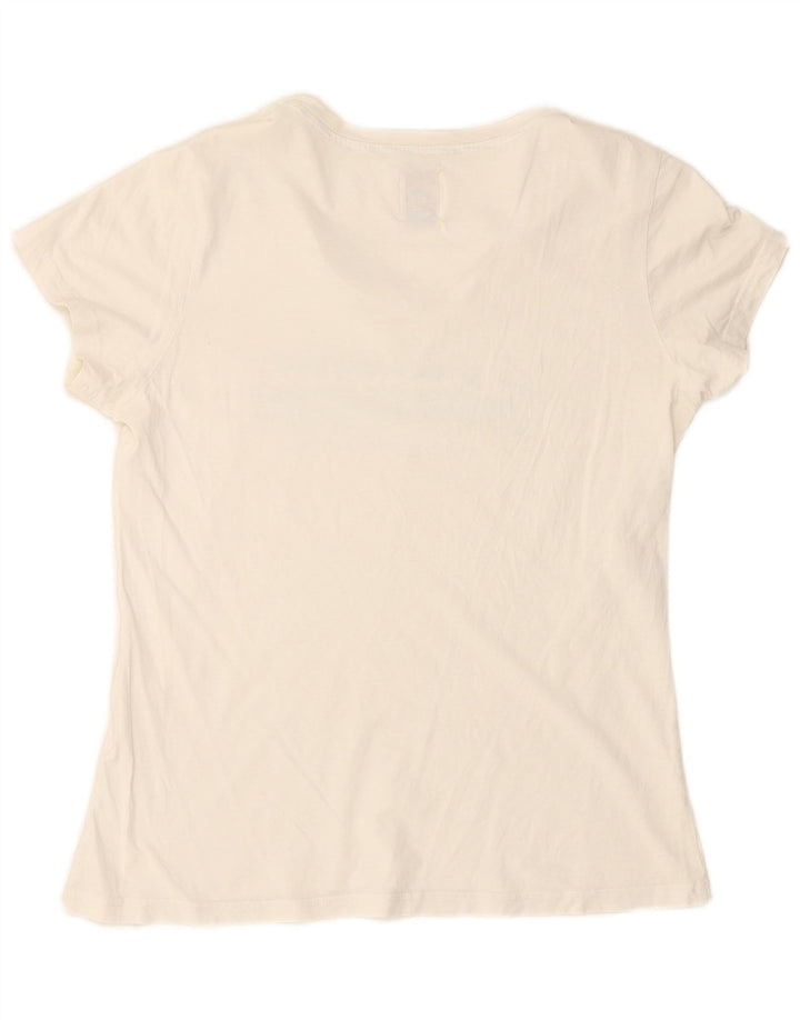 Γυναικείο T-Shirt CHAMPION Heritage Fit Top UK 18 XL Λευκό