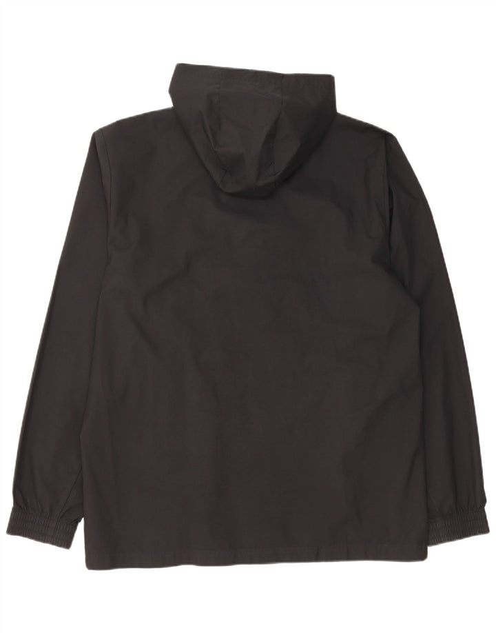 Ανδρικό μπουφάν βροχής με κουκούλα ADIDAS UK 38 Μεσαίο Μαύρο Πολυεστέρας