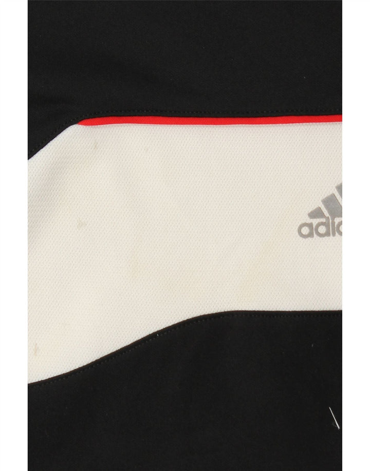 Ανδρικό T-Shirt ADIDAS Top Medium Black Colourblock Πολυεστέρας
