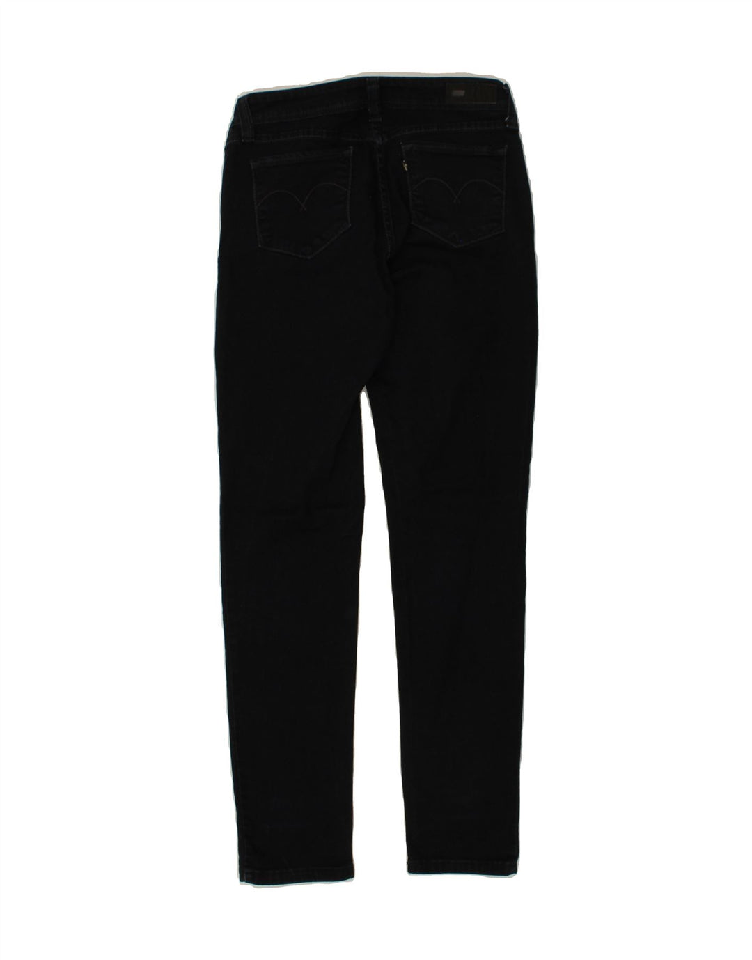 LEVI'S Womens Bold Curve Slim Jeans US 11 Medium W30 L30 Black Cotton Vintage Levi's and Second-Hand Levi's from Messina Hembry 