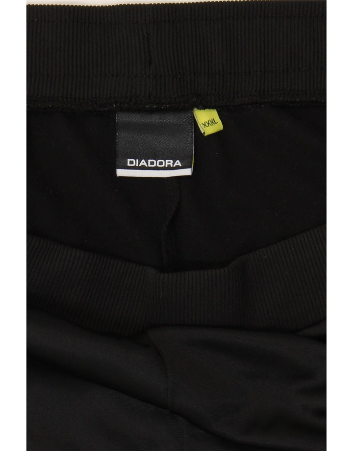 DIADORA Mens Tracksuit Trousers 3XL  Black Vintage Diadora and Second-Hand Diadora from Messina Hembry 