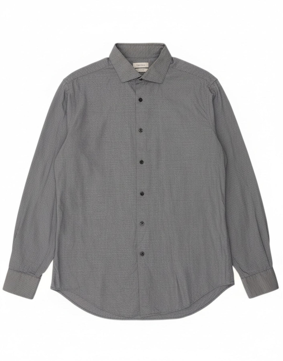 Calvin Klein Ανδρικό πουκάμισο Slim Fit Large Navy Blue γεωμετρικό