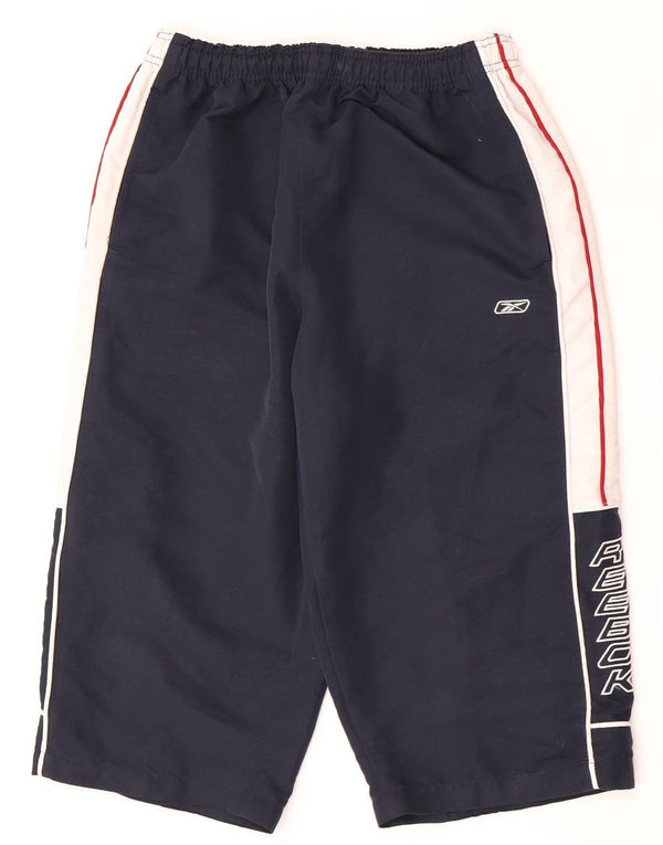 Ανδρικά γραφικά βερμούδα ανδρικά σορτς Reebok Small Navy Blue Colourblock