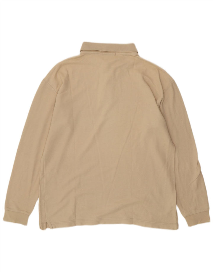 Ανδρικό μακρυμάνικο μπλουζάκι πόλο FILA IT 50 Medium Beige
