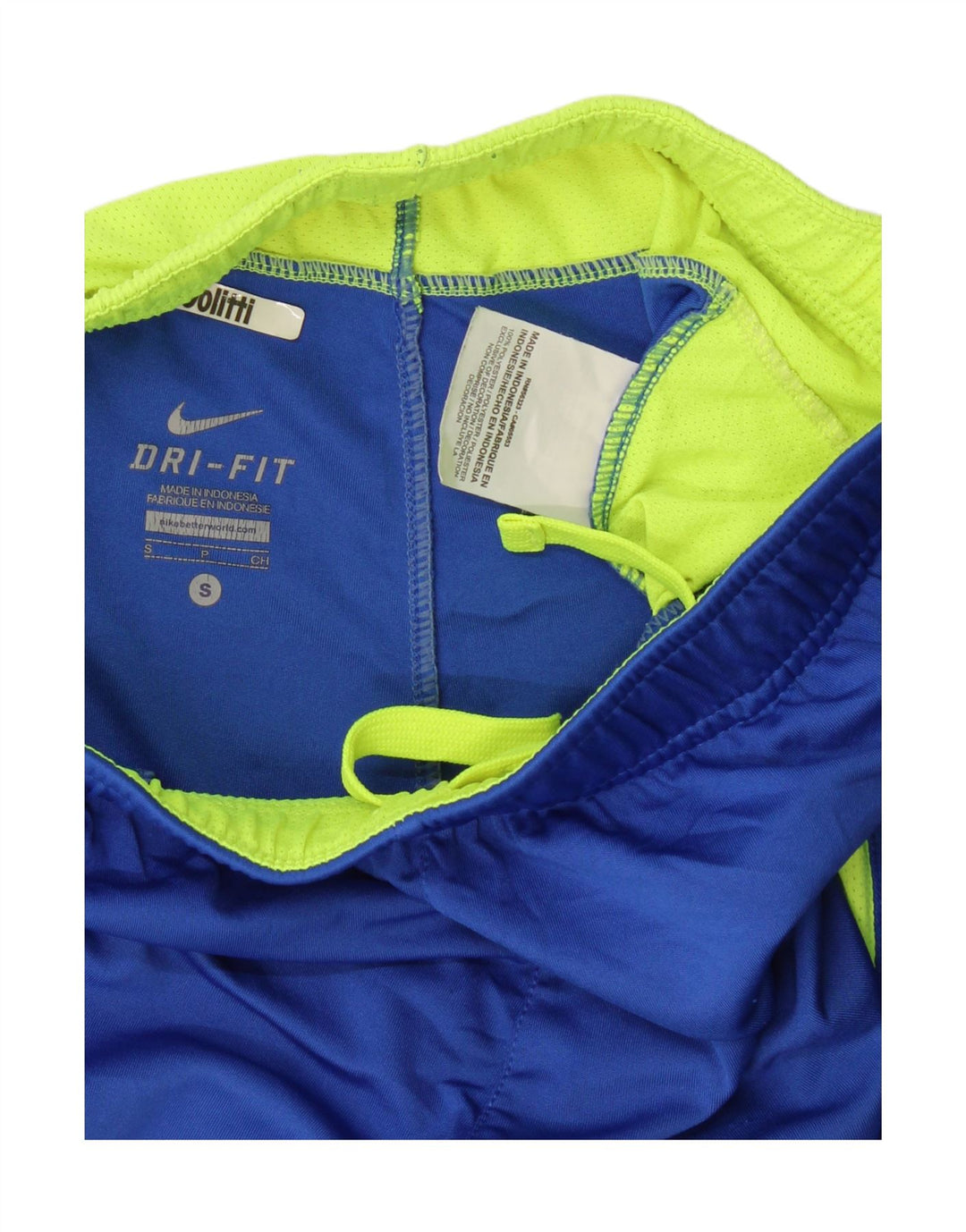Αθλητικό σορτς Nike Boys Dri Fit 8-9 ετών Μικρό μπλε πολύχρωμο πολυεστέρα