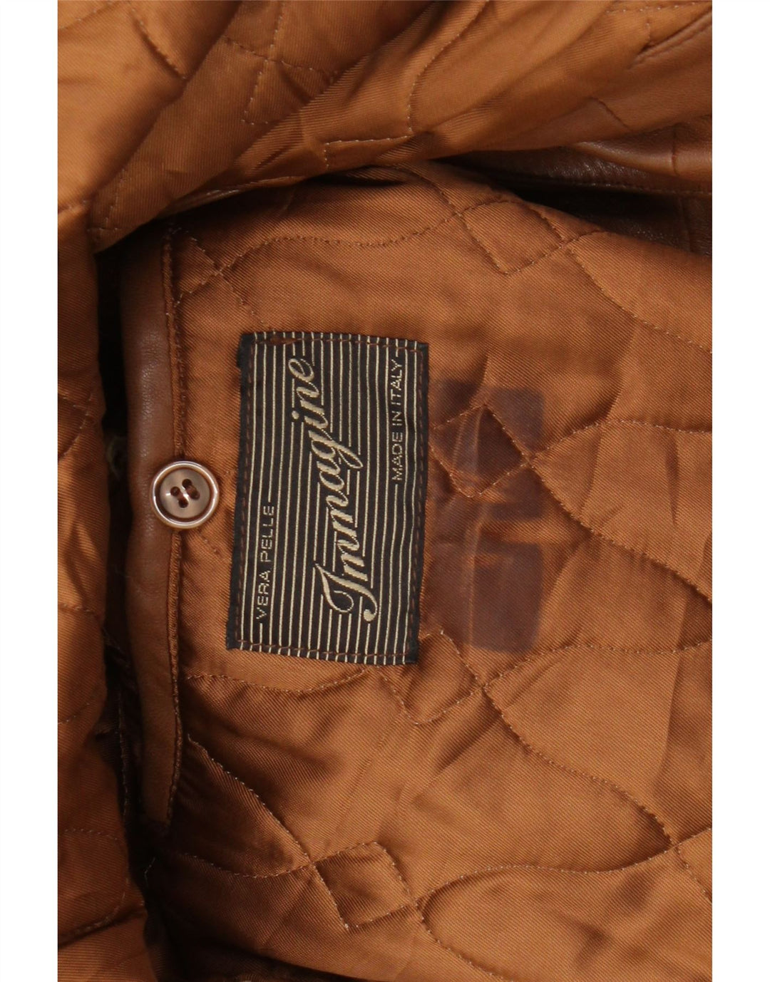 VINTAGE Ανδρικό δερμάτινο παλτό UK 40 Μεγάλο καφέ δέρμα