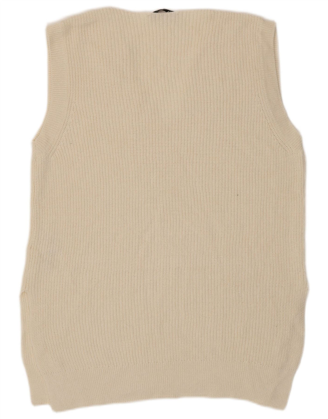 Zara ανδρικό γιλέκο Tank Top Μικρό μπεζ βαμβακερό
