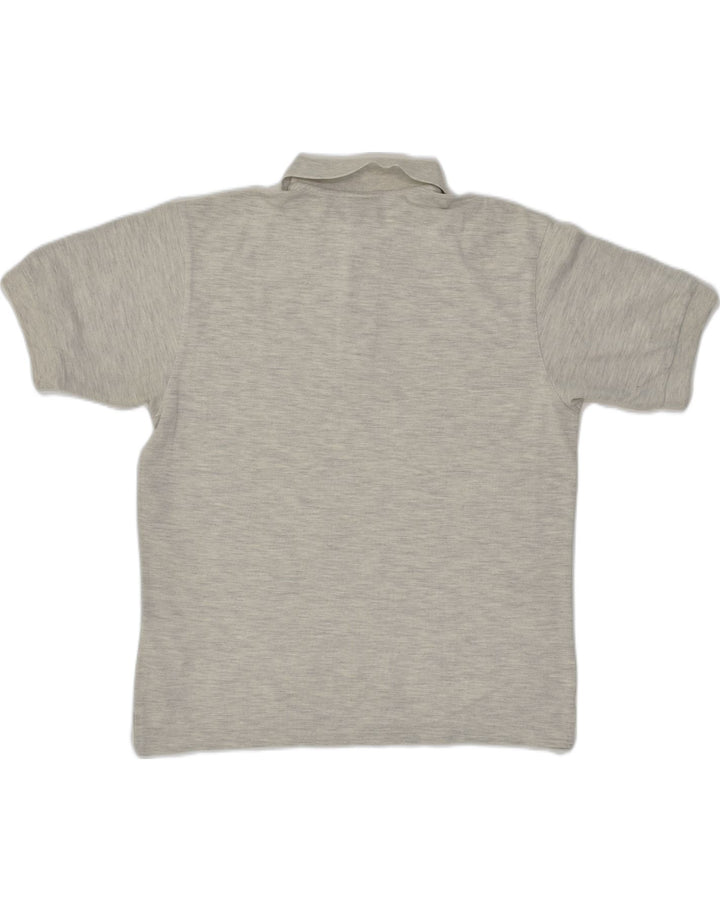 LOTTO Mens Polo Shirt Medium Grey Polyester | Vintage Lotto | Thrift | Second-Hand Lotto | Used Clothing | Messina Hembry 