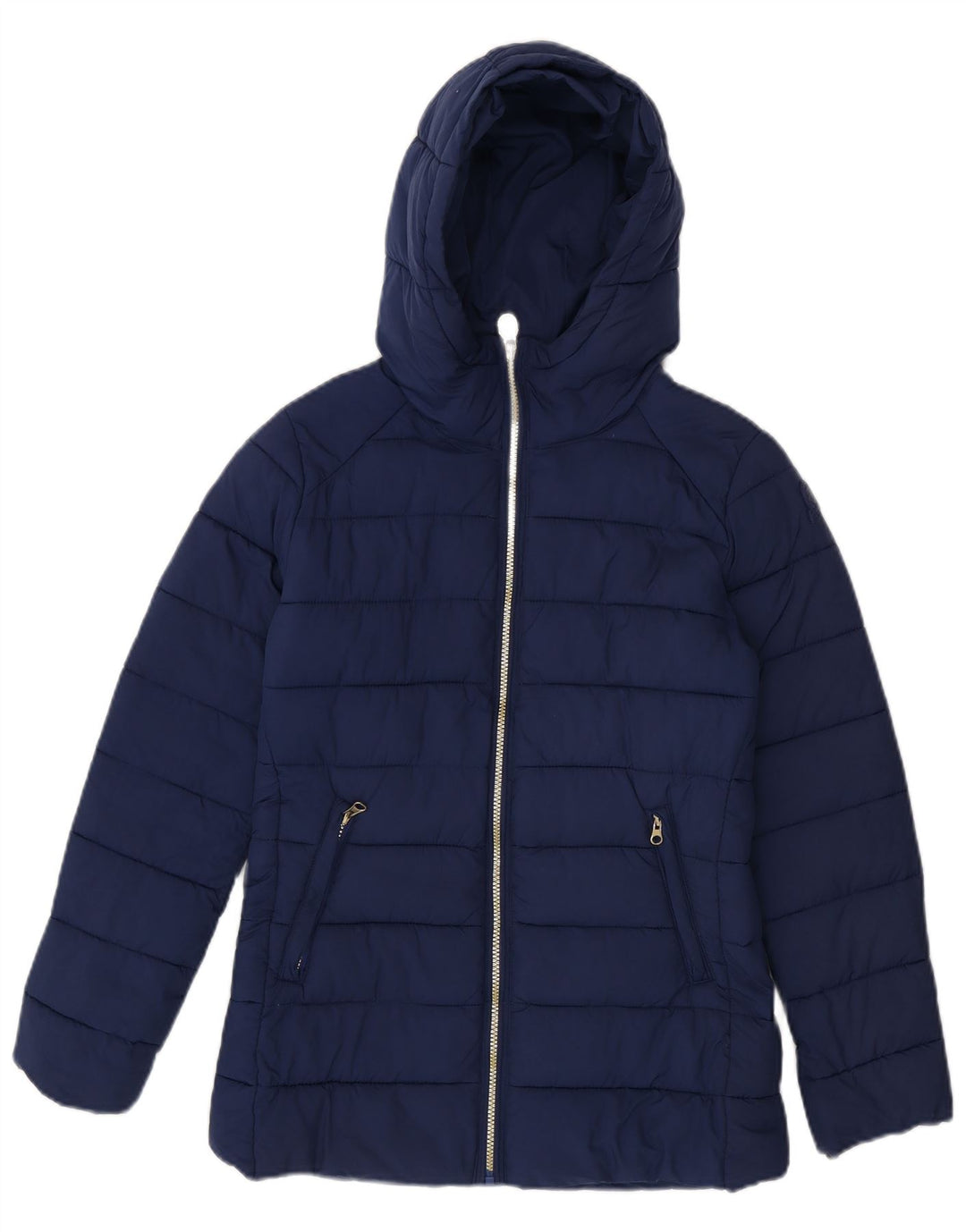 Invicta Girls Hooded Jacket 15-16 Years Navy Blue Polyester