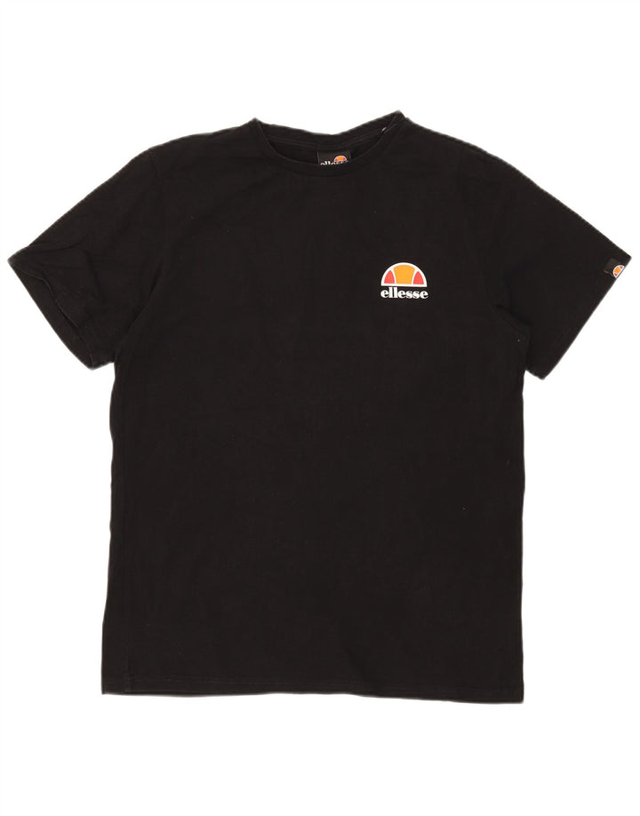 ELLESSE Γυναικείο T-Shirt Top UK 12 Medium Black