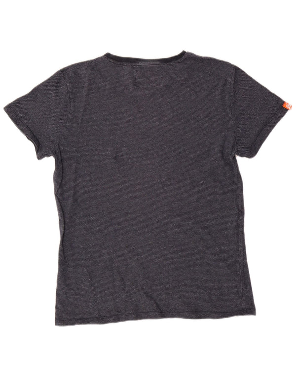 Ανδρικό T-Shirt Superdry Top Large Navy Blue από βαμβάκι