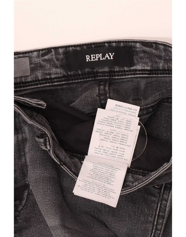 Replay Γυναικείο Slim Jeans W33 L32 Γκρι βαμβακερό
