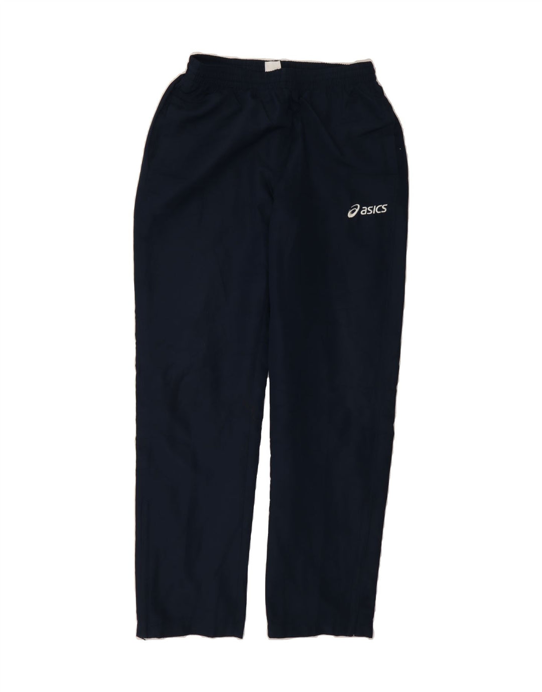ASICS Mens Tracksuit Trousers Large  Navy Blue Polyester Vintage Asics and Second-Hand Asics from Messina Hembry 