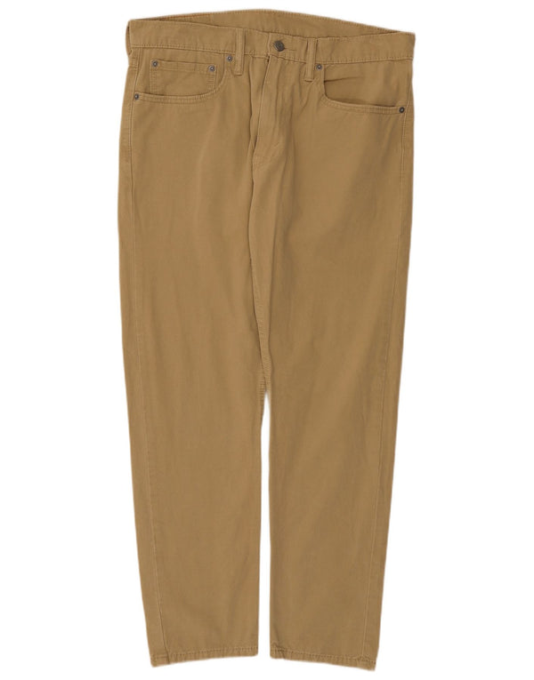 Levi's Mens 512 Tapered Slim Casual Παντελόνι W34 L29 Μπεζ βαμβακερό