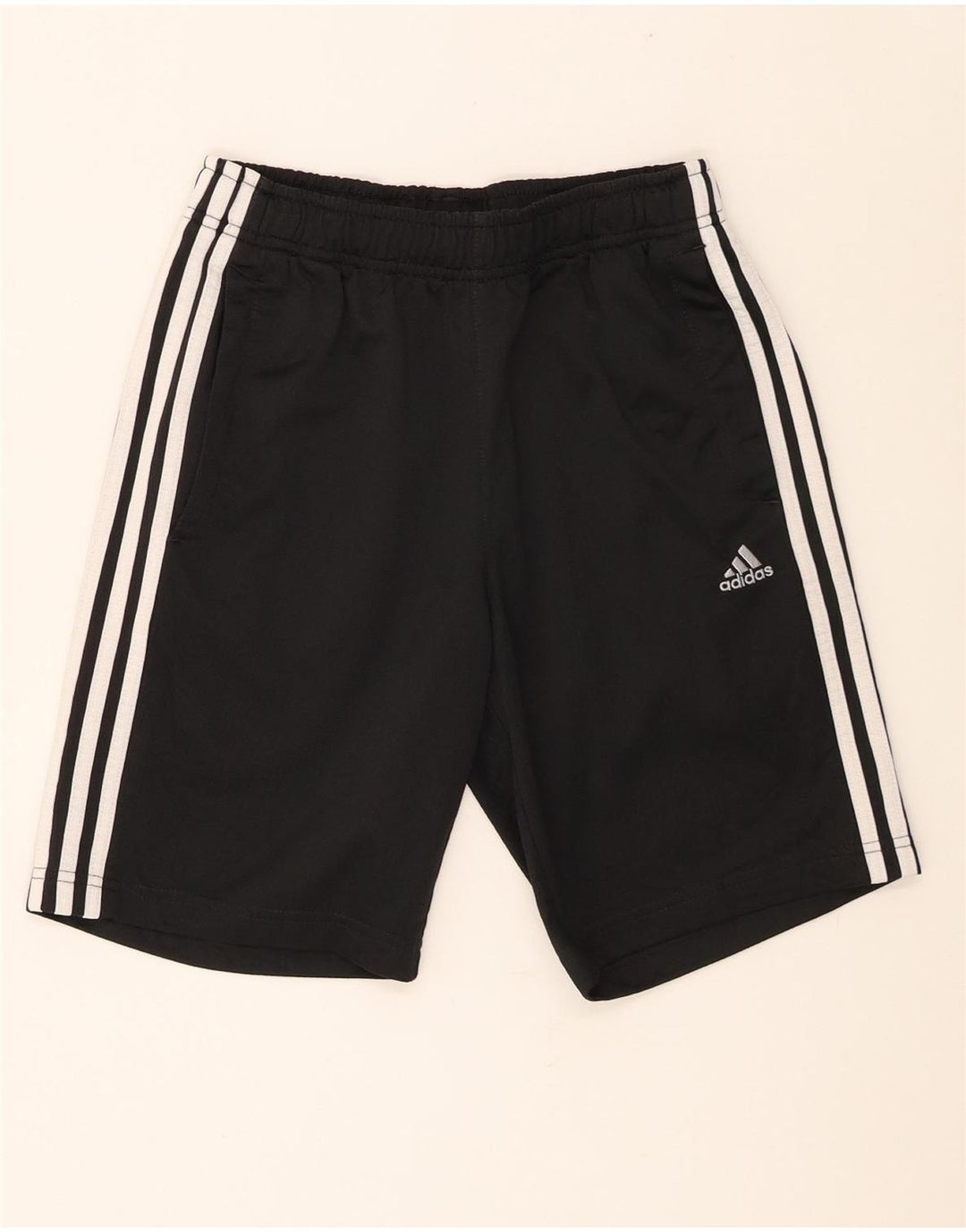 Adidas Boys Sport σορτς 13-14 ετών μαύρο πολυεστέρα