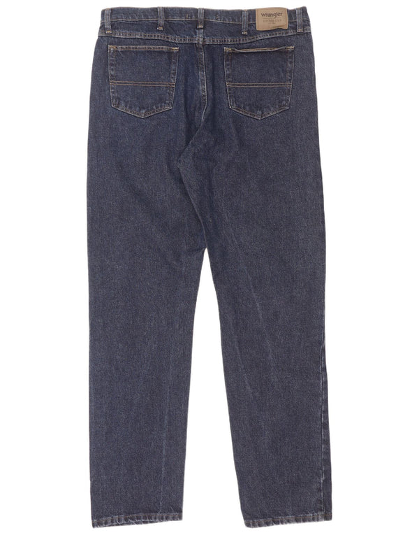 Ανδρικό τζιν Wrangler ίσιο W40 L36 Navy Blue Cotton
