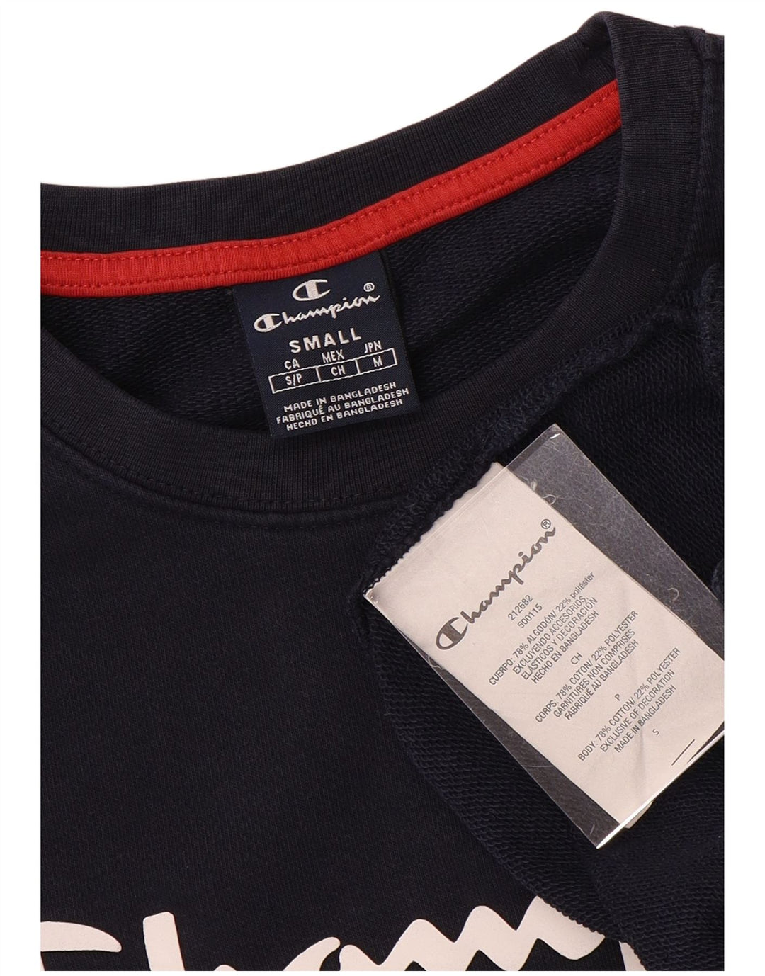 Ανδρικό γραφικό φούτερ Champion Jumper Small Navy Blue Cotton