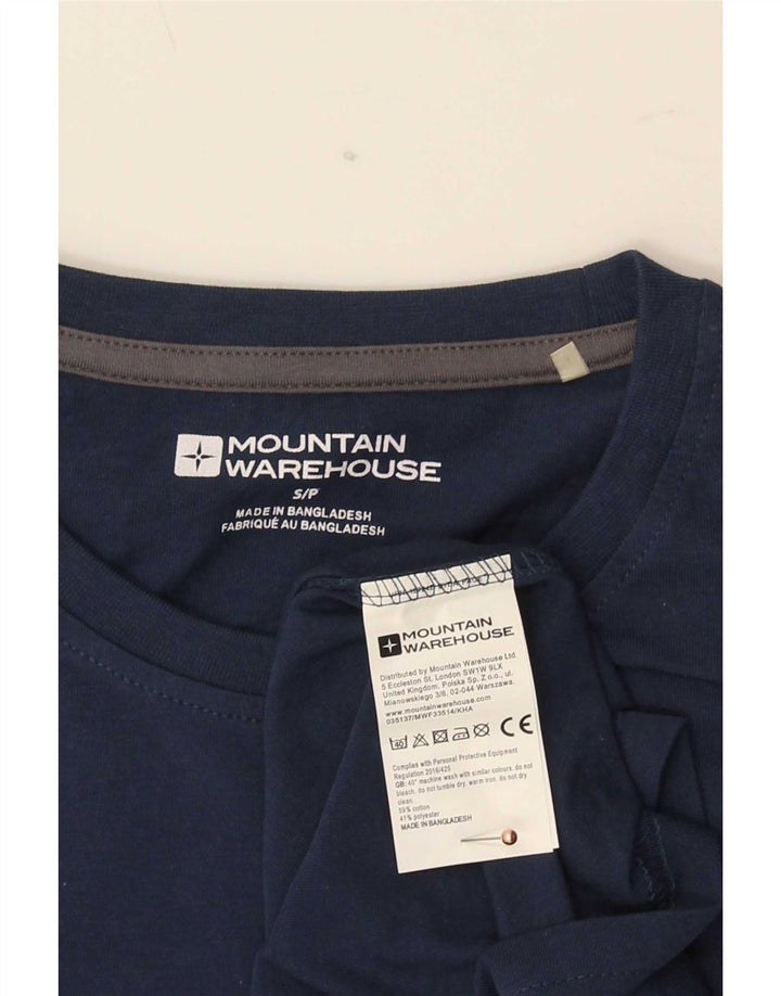 Mountain Warehouse Ανδρικό T-Shirt γραφικό Yorkshire Top Small Navy Blue