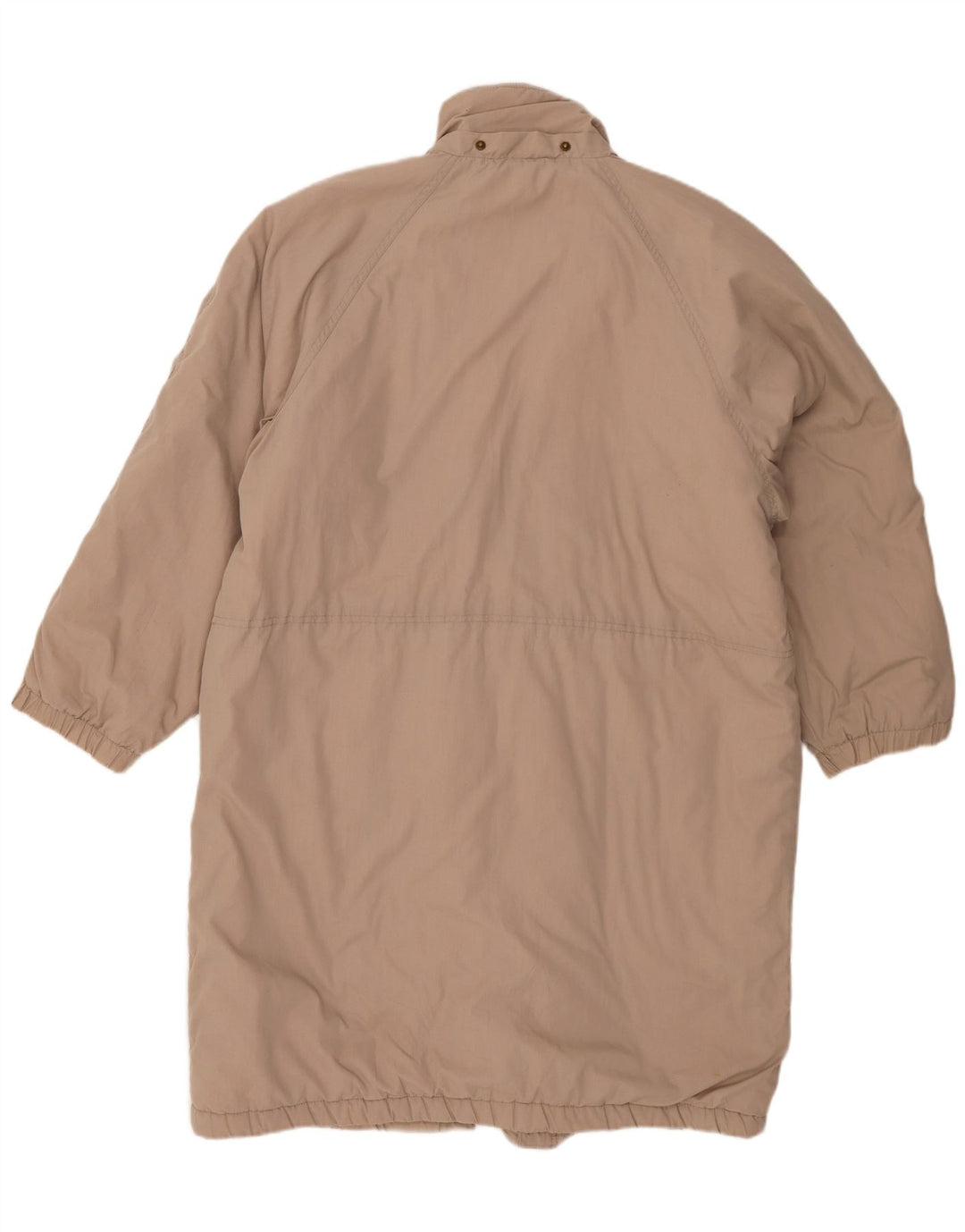 Vintage Γυναικείο Υπερμεγέθη Επενδυμένο Παλτό EU 38 Medium Beige Πολυεστέρας