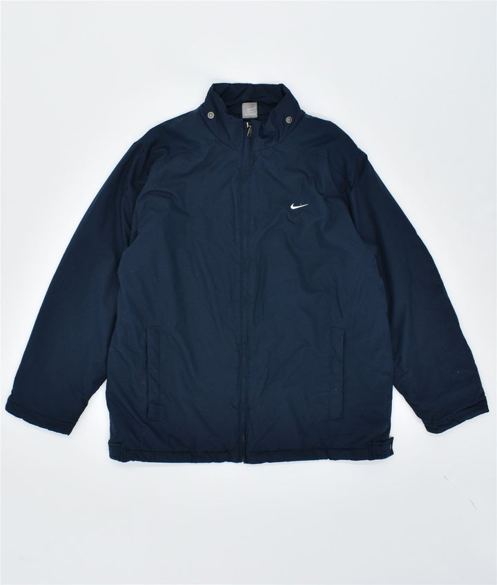 Ανδρικό μπουφάν NIKE Windbreaker UK 42/44 Large Navy Blue Polyester