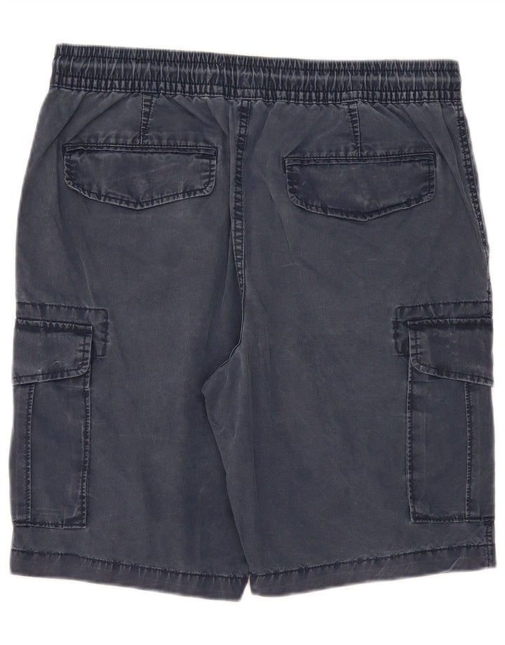 MARKS & SPENCER Ανδρικό σορτς Cargo W34 Μεγάλο Βαμβακερό Navy Blue