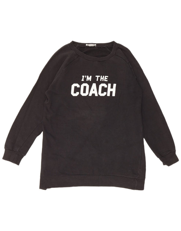 Zara Ανδρικό Φούτερ Trafaluc Graphic Jumper Small Black