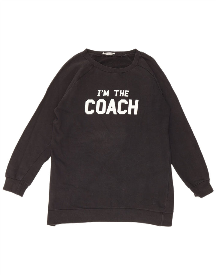 Zara Ανδρικό Φούτερ Trafaluc Graphic Jumper Small Black