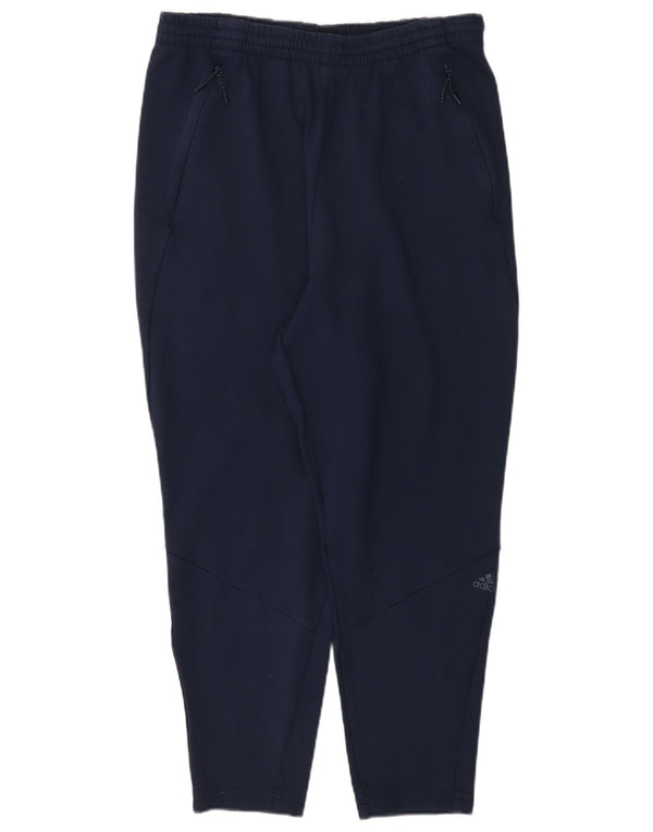 Γυναικεία αθλητική φόρμα Adidas Παντελόνι UK 14 Large Navy Blue Rayon