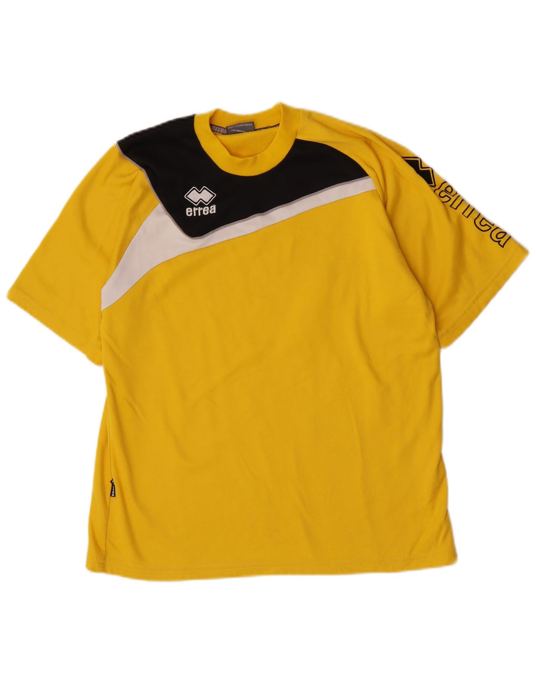 Ανδρικό γραφικό μπλουζάκι Errea Top Small Yellow Colourblock Polyester