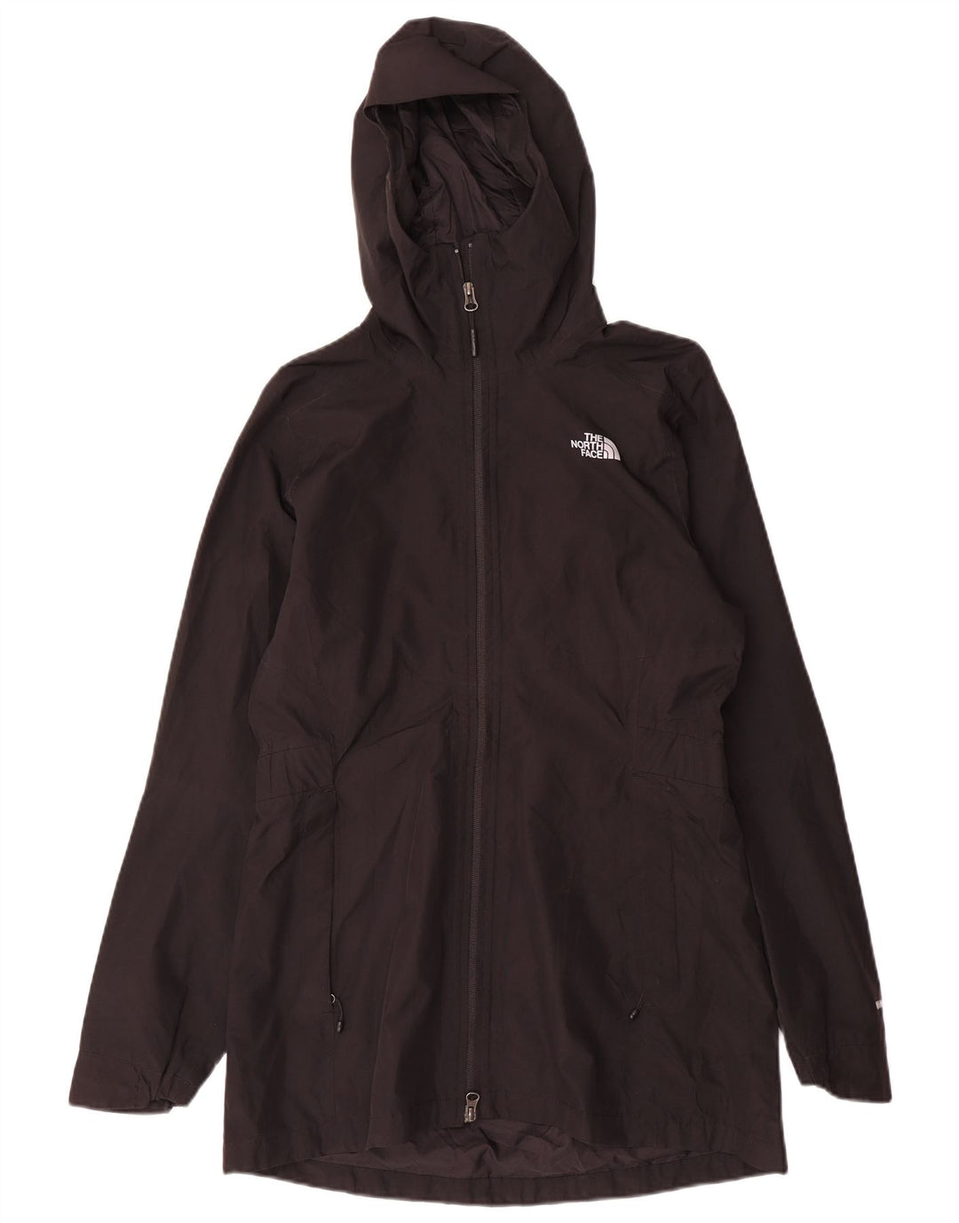 The North Face γυναικείο μπουφάν βροχής με κουκούλα UK 14 μεσαίο μαύρο πολυεστέρα