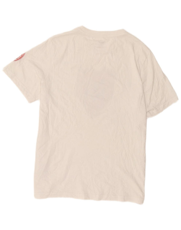 Γραφικό T-Shirt Puma Mens AC Milan Top μεγάλο λευκό βαμβακερό