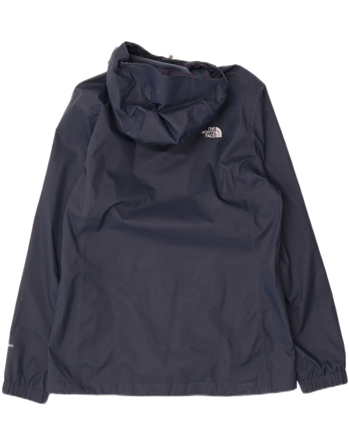 The North Face γυναικείο μπουφάν βροχής με κουκούλα UK 16 Large Navy Blue Nylon