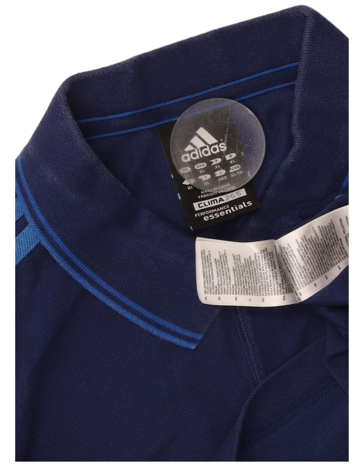 Ανδρικό πουκάμισο ADIDAS Clima 365 Polo XL Navy Blue Βαμβακερό