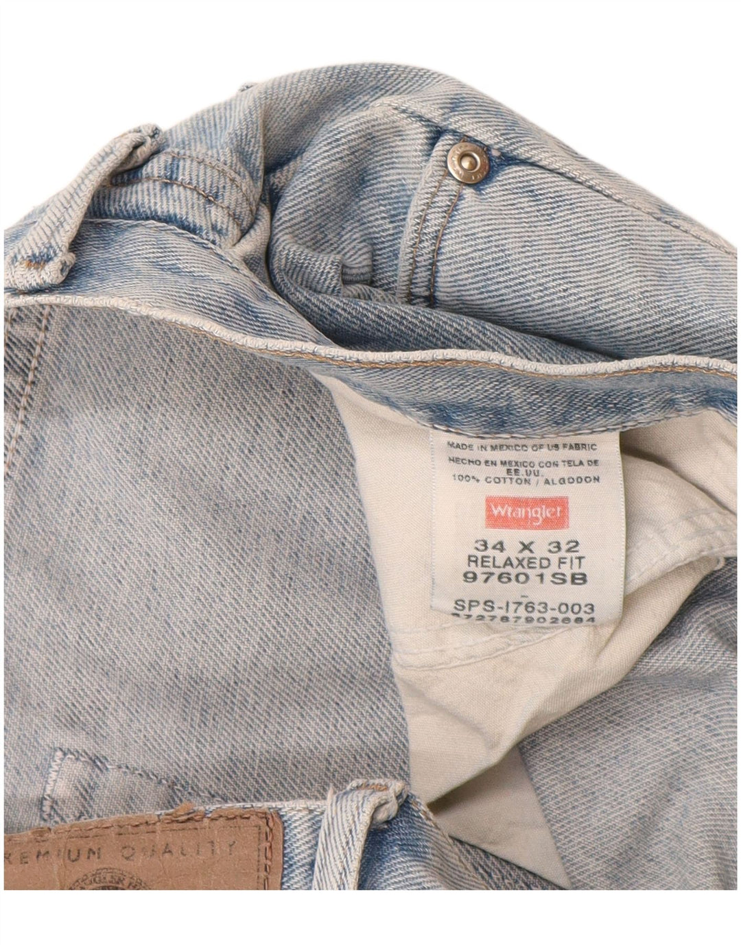 Ανδρικό τζιν ίσιο Wrangler Relaxed Fit W34 L32 Μπλε βαμβακερό