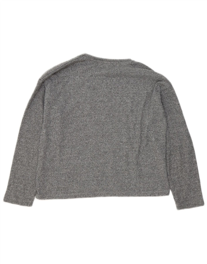 Zara Graphic Top Μακρυμάνικο 11-12 ετών Γκρι Πολυεστέρας