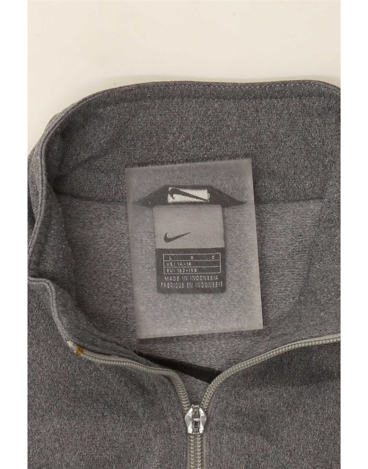 Μπουφάν Nike Boys Graphic αθλητική φόρμα 12-13 ετών με μεγάλο γκρι φλύκταινα