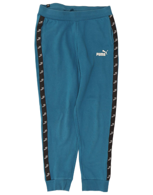 Ανδρική φόρμα γραφικής Puma Παντελόνι Joggers Small Blue Colourblock
